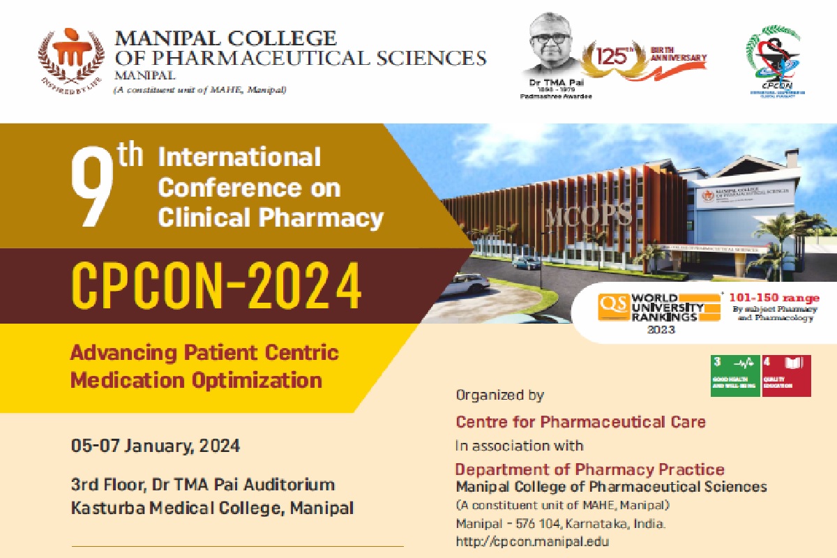 9th betway888 Conference on Clinical Pharmacy (CPCON 2024) 