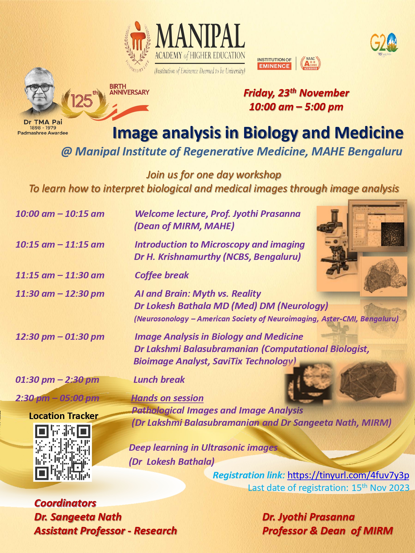 Image Analysis in Biology and Medicine